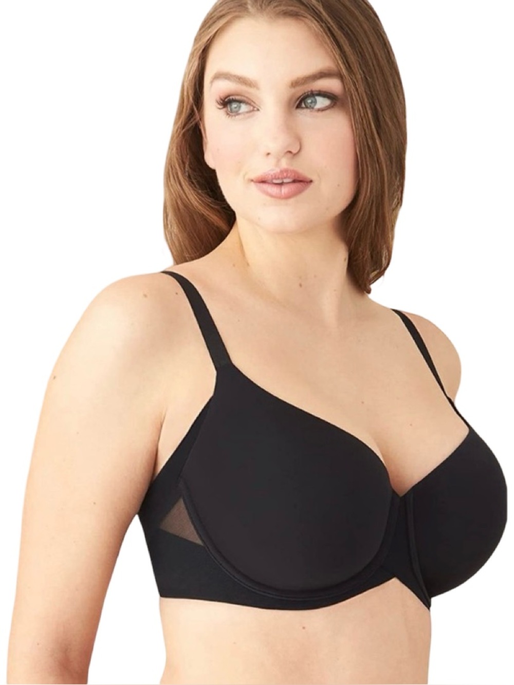 New Wacoal 36DD Women's Ultimate Side Smoother Underwire T-Shirt Bra in Black